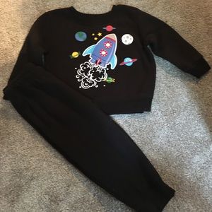 Boys Spaceship sweatsuit